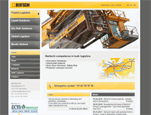 Tablet Screenshot of bertschi.com